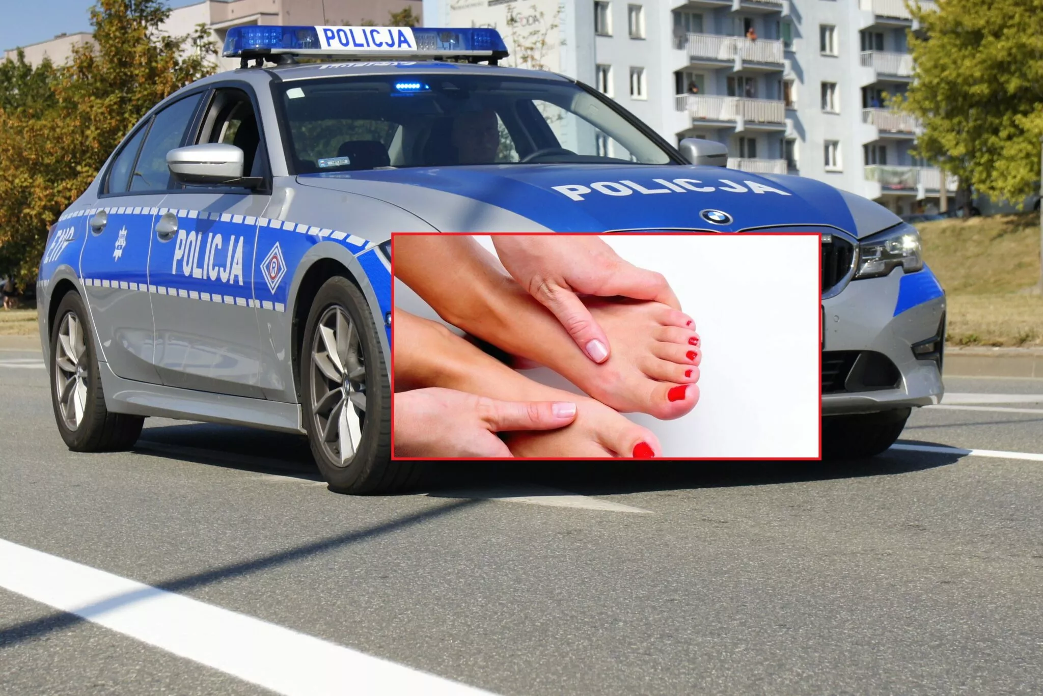 Policjant z małopolski prosił nastolatki o zdjęcia gołych stóp?