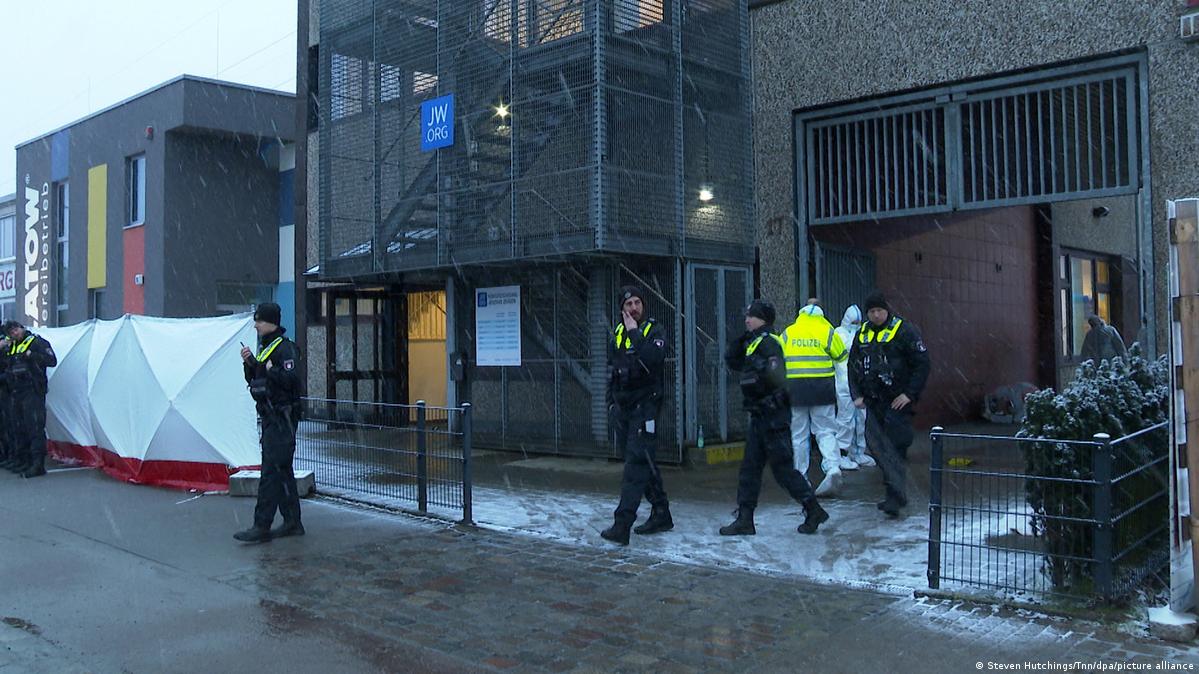 Strzelanina w sali Świadków Jehowy w Hamburgu – co wiemy.