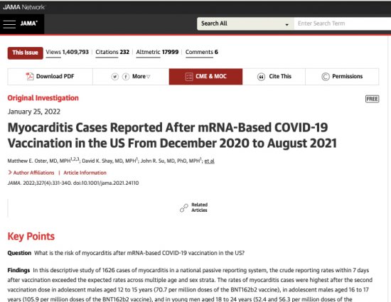 CDC przyznaje, że po szczepieniach mRNA na Covid-19 ryzyko chorób serca wzrasta o 13 200%.