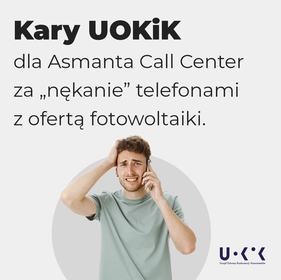Kary Prezesa UOKiK za "nękanie" telefonami.